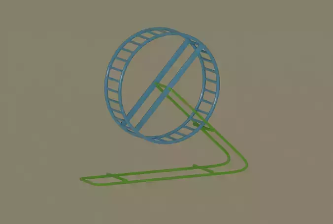Hamster Wheel 3D model