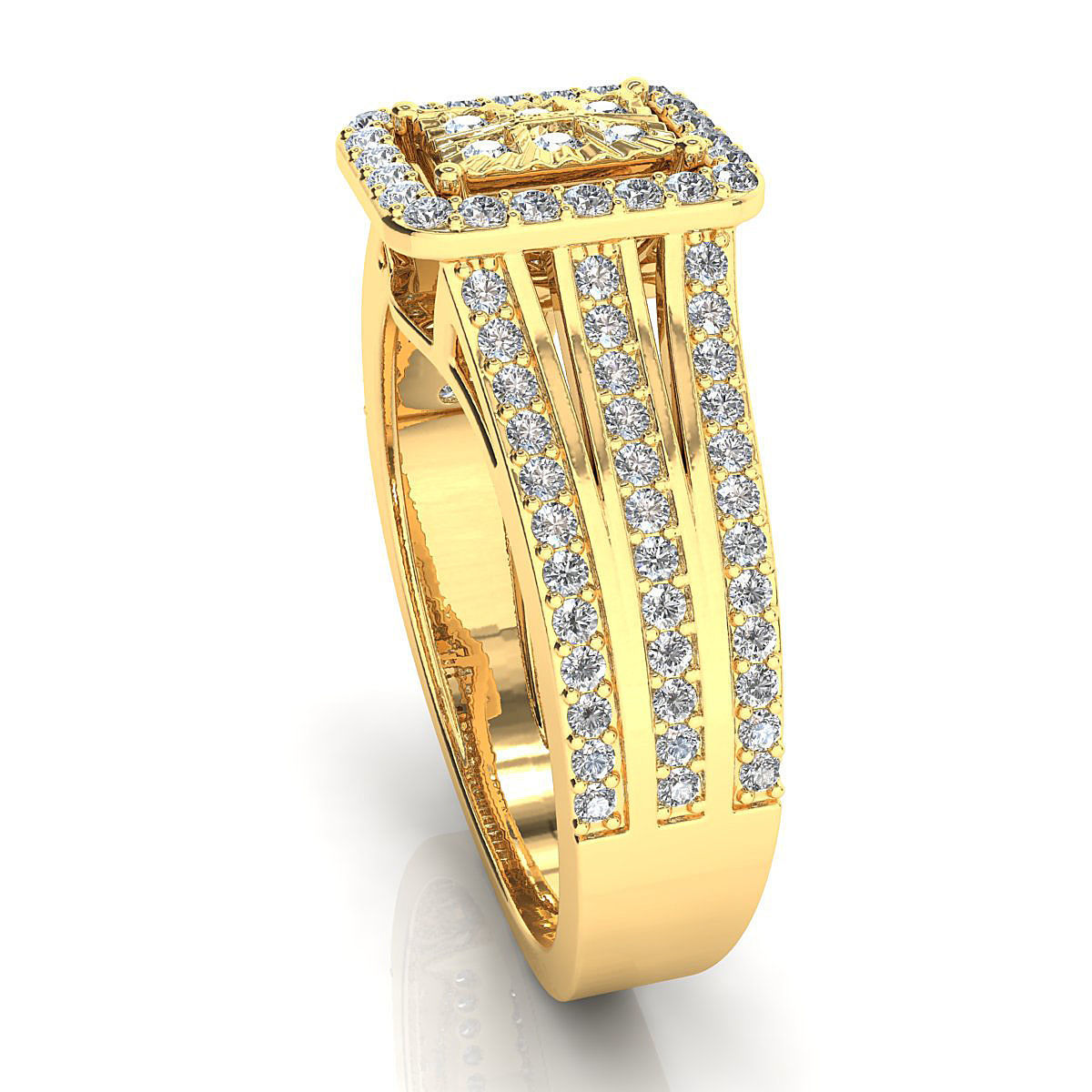 Fancy ring 3D print model_5