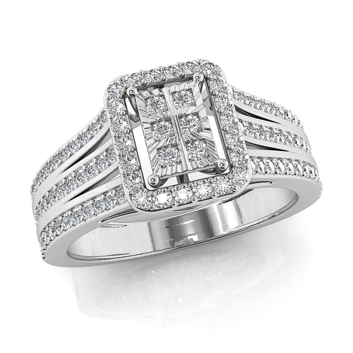 Fancy ring 3D print model_1