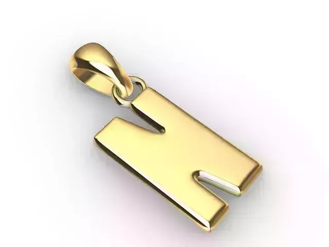 n Alphabet pendant stl verified