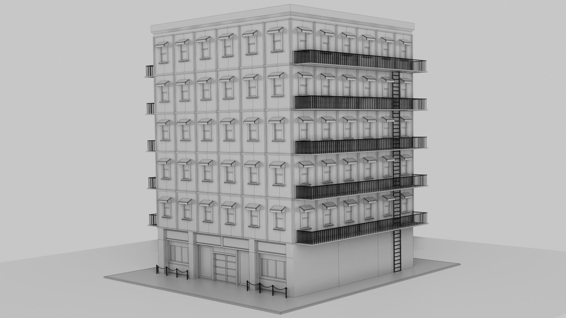 building Low-poly 3D model_7