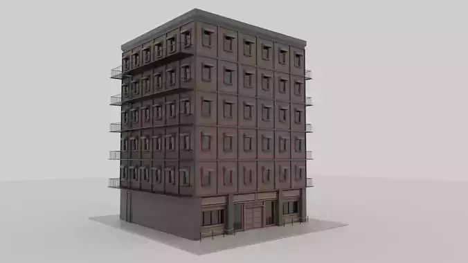 building Low-poly 3D model