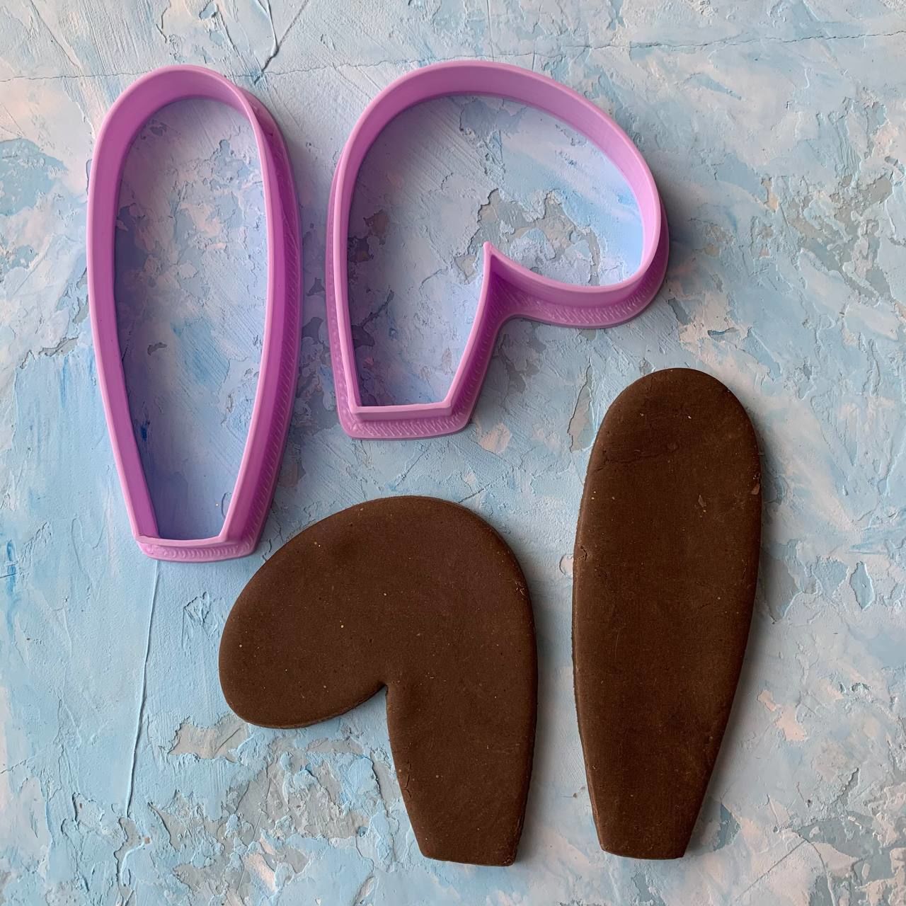 Easter Bunny ears Cookie Cutter 3D print model_2