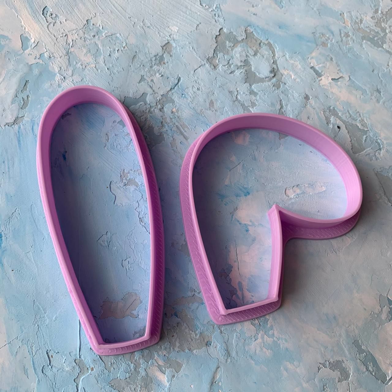 Easter Bunny ears Cookie Cutter 3D print model_4