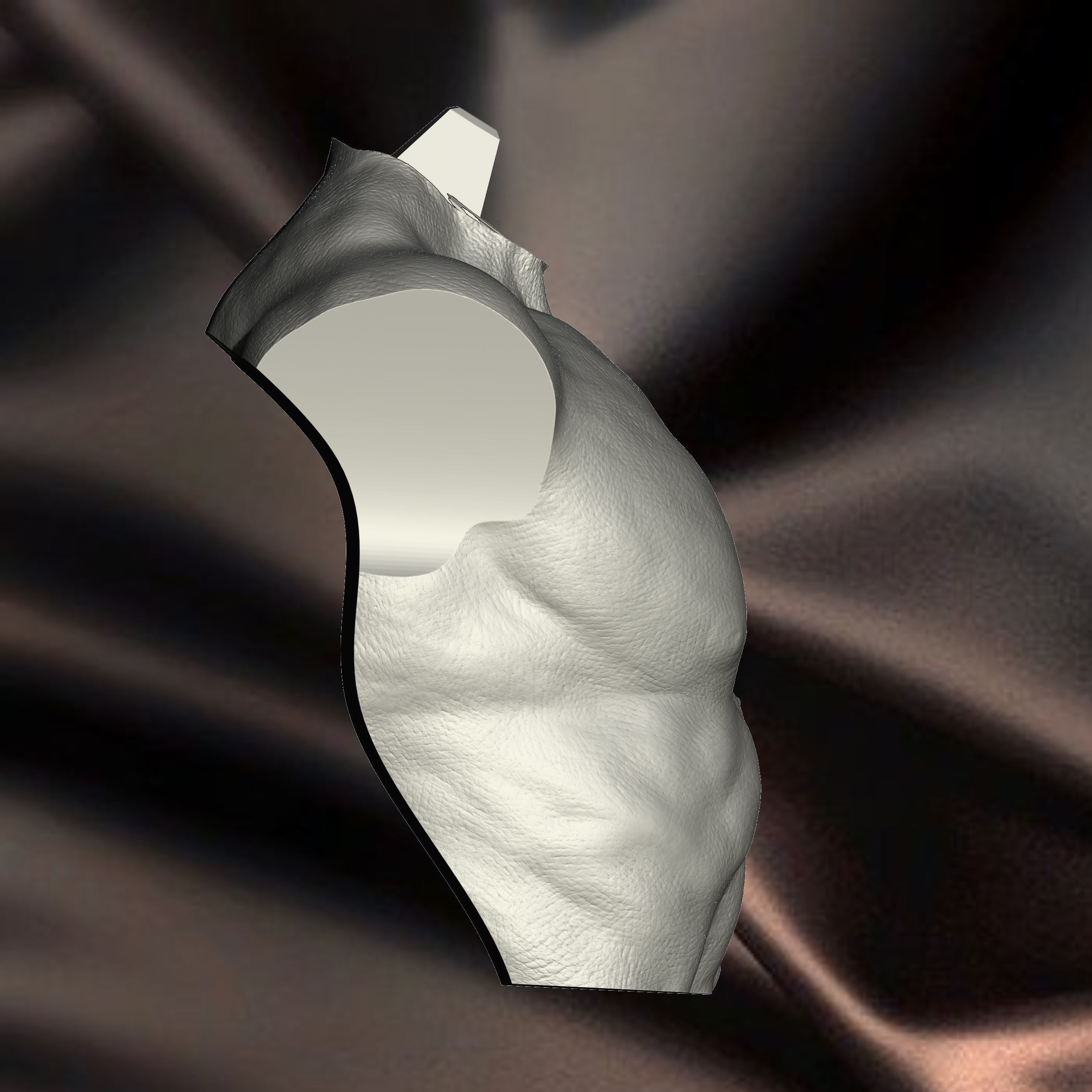 Frankenstein model bust Free 3D print model_3