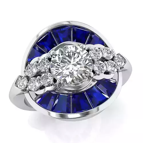 baguette diamond ring