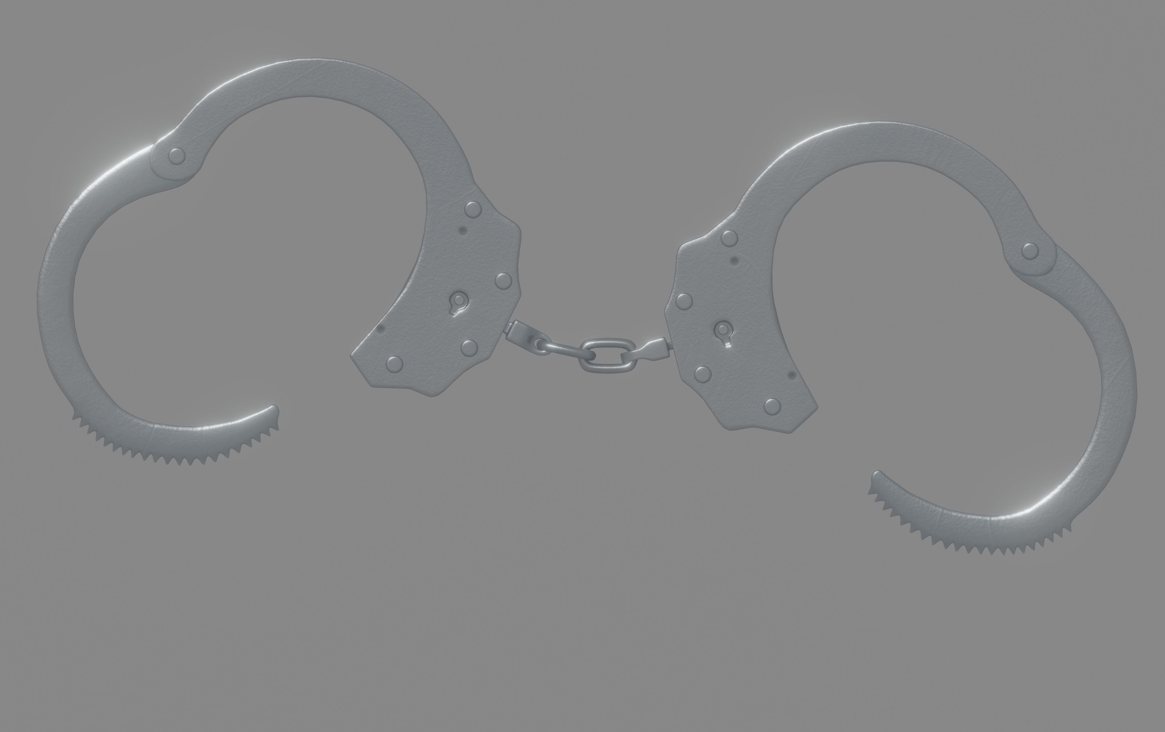 Handcuffs 3D model_2