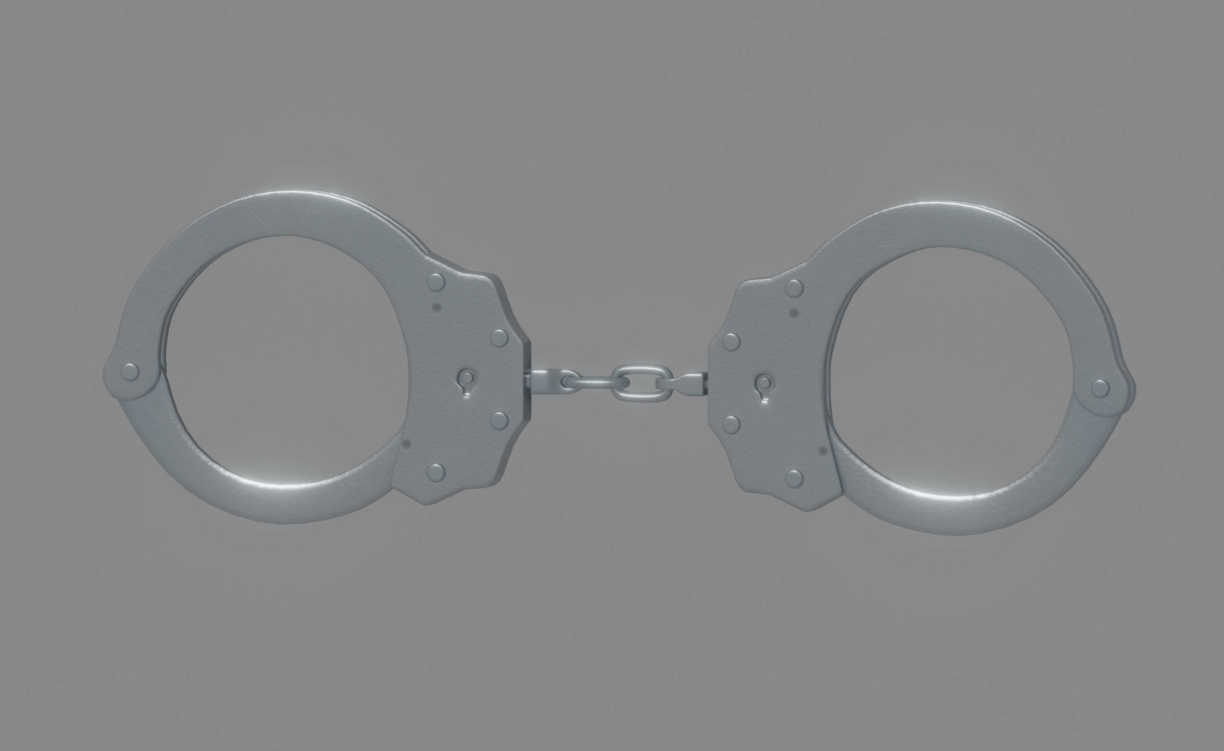 Handcuffs 3D model_3