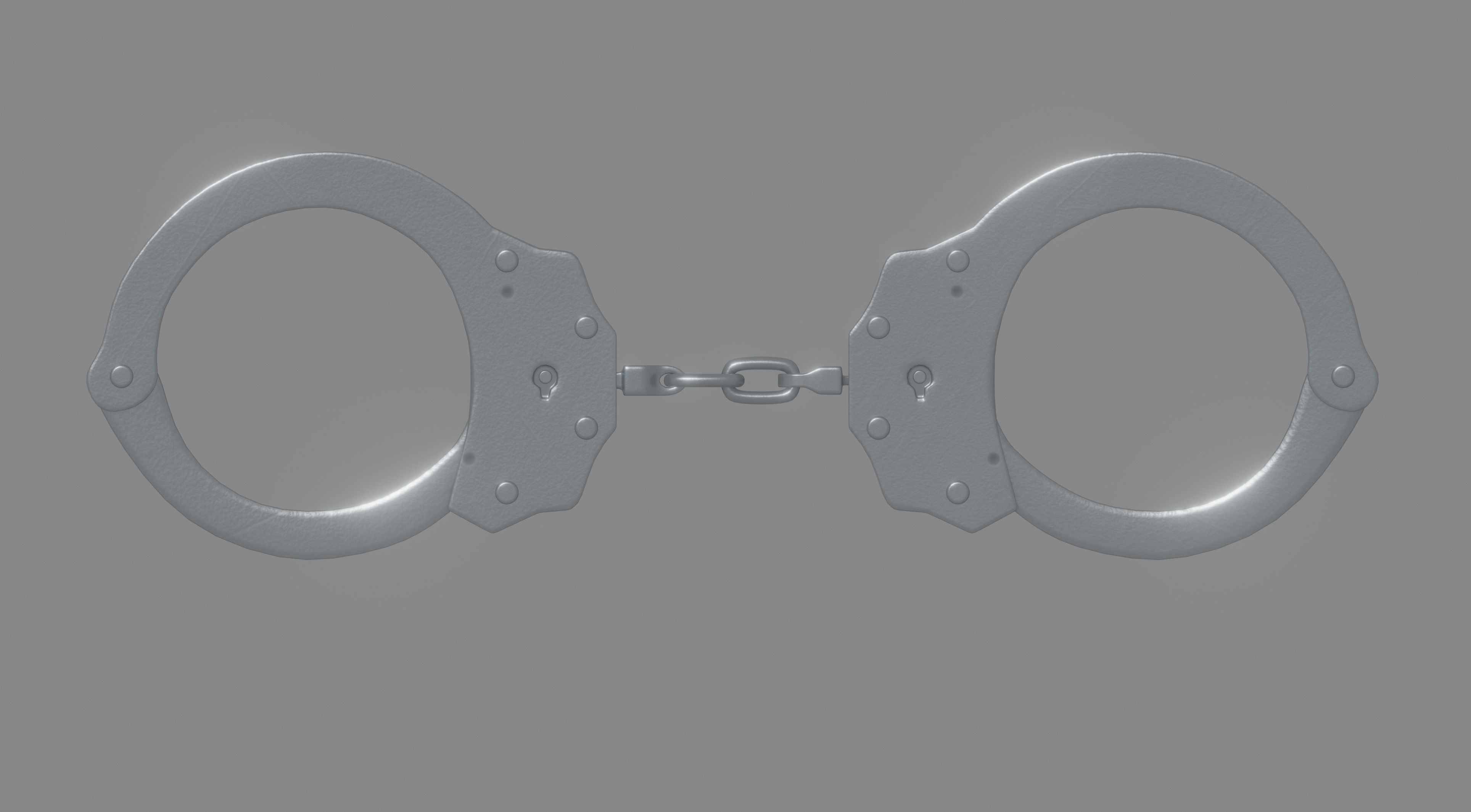 Handcuffs 3D model_1
