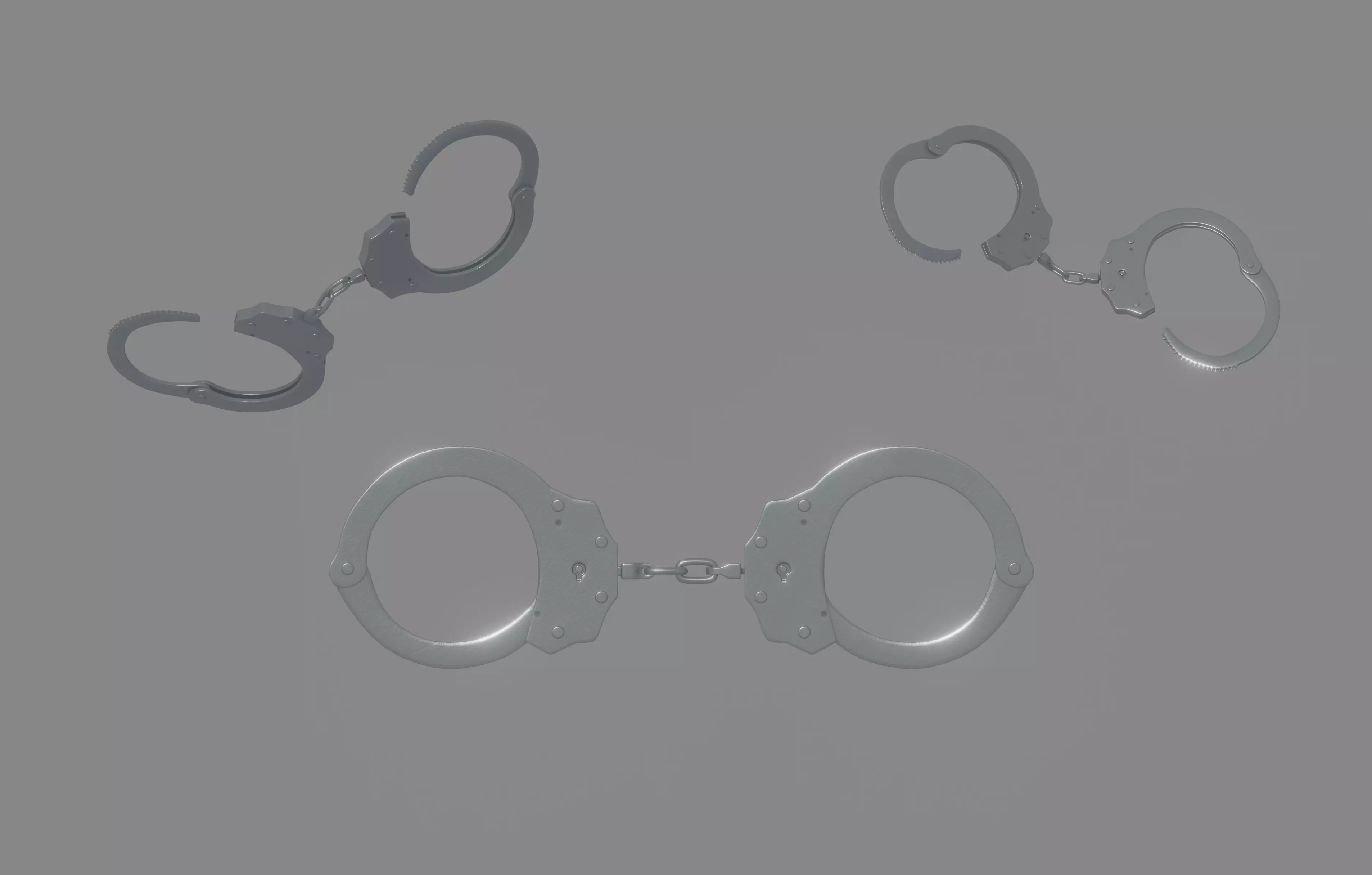 Handcuffs 3D model_0