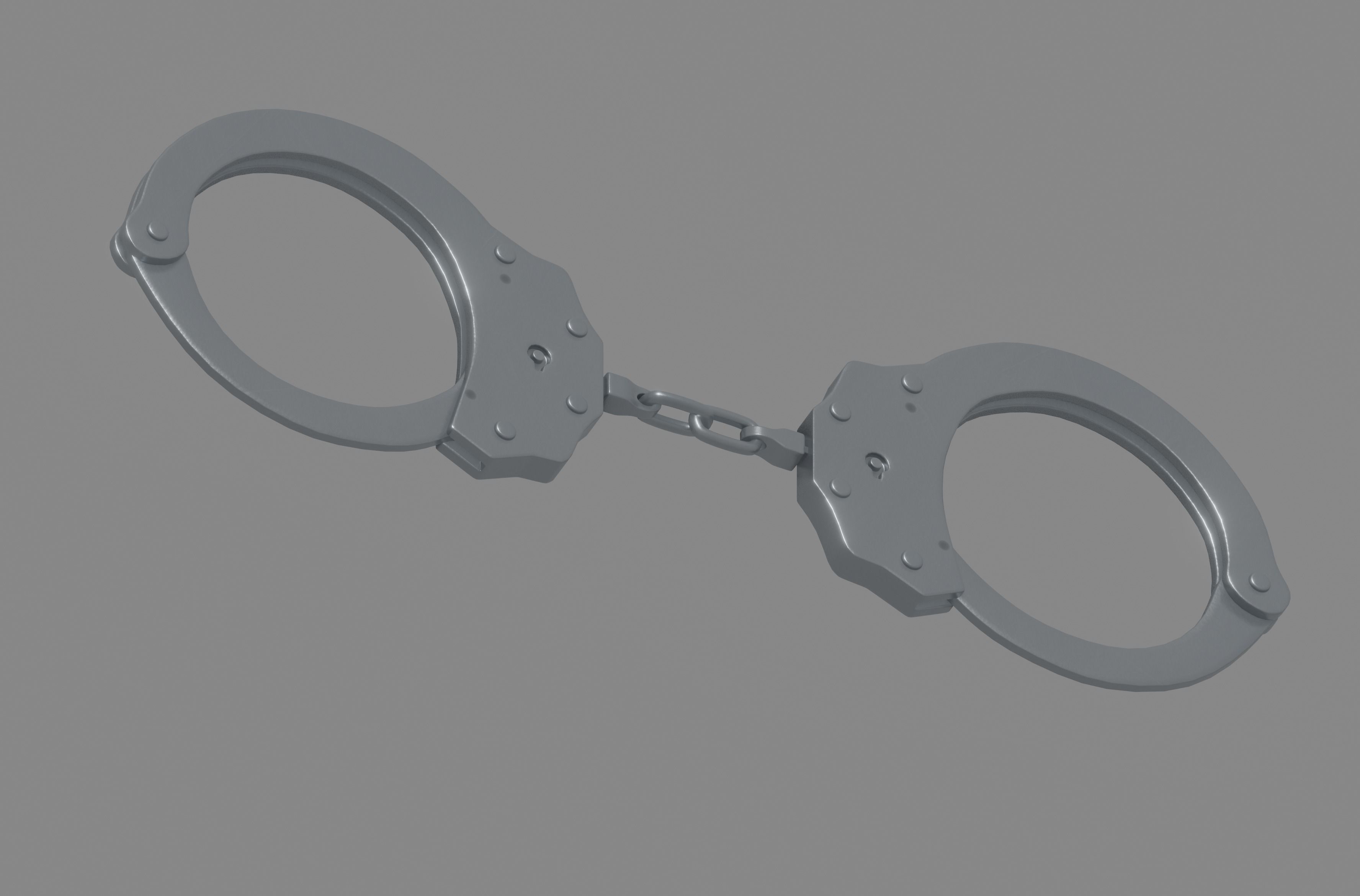 Handcuffs 3D model_10
