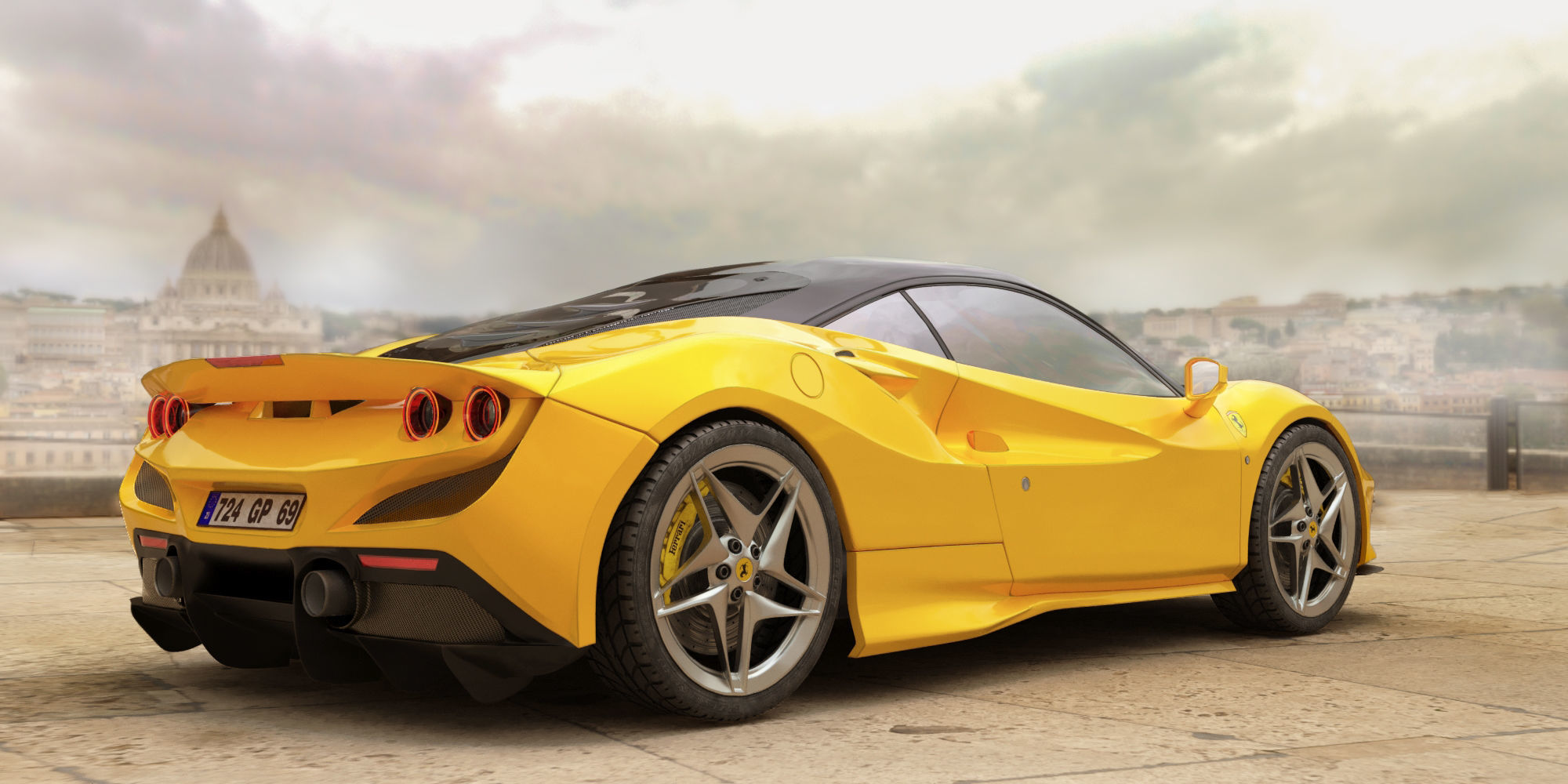 Ferrari F8 Tributo 3D model_1