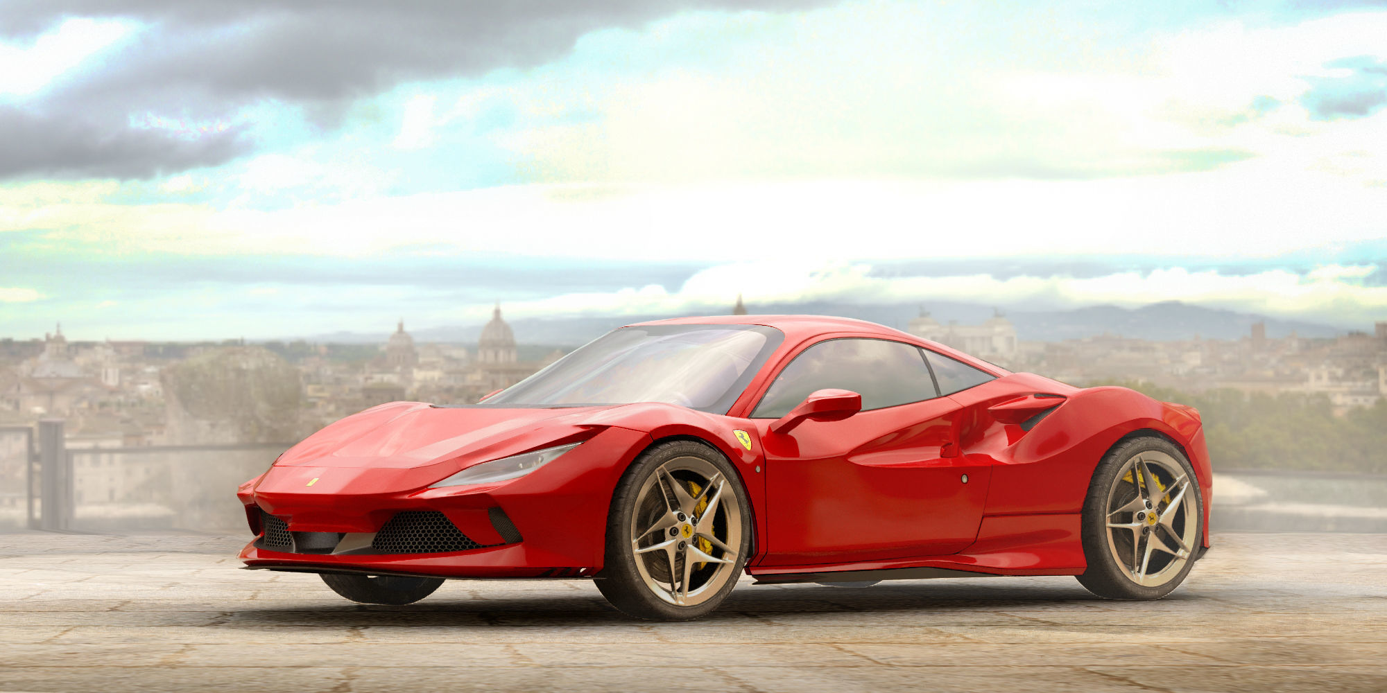 Ferrari F8 Tributo 3D model_3