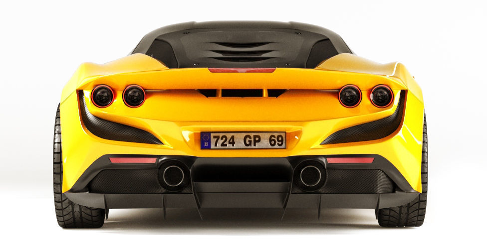 Ferrari F8 Tributo 3D model_7