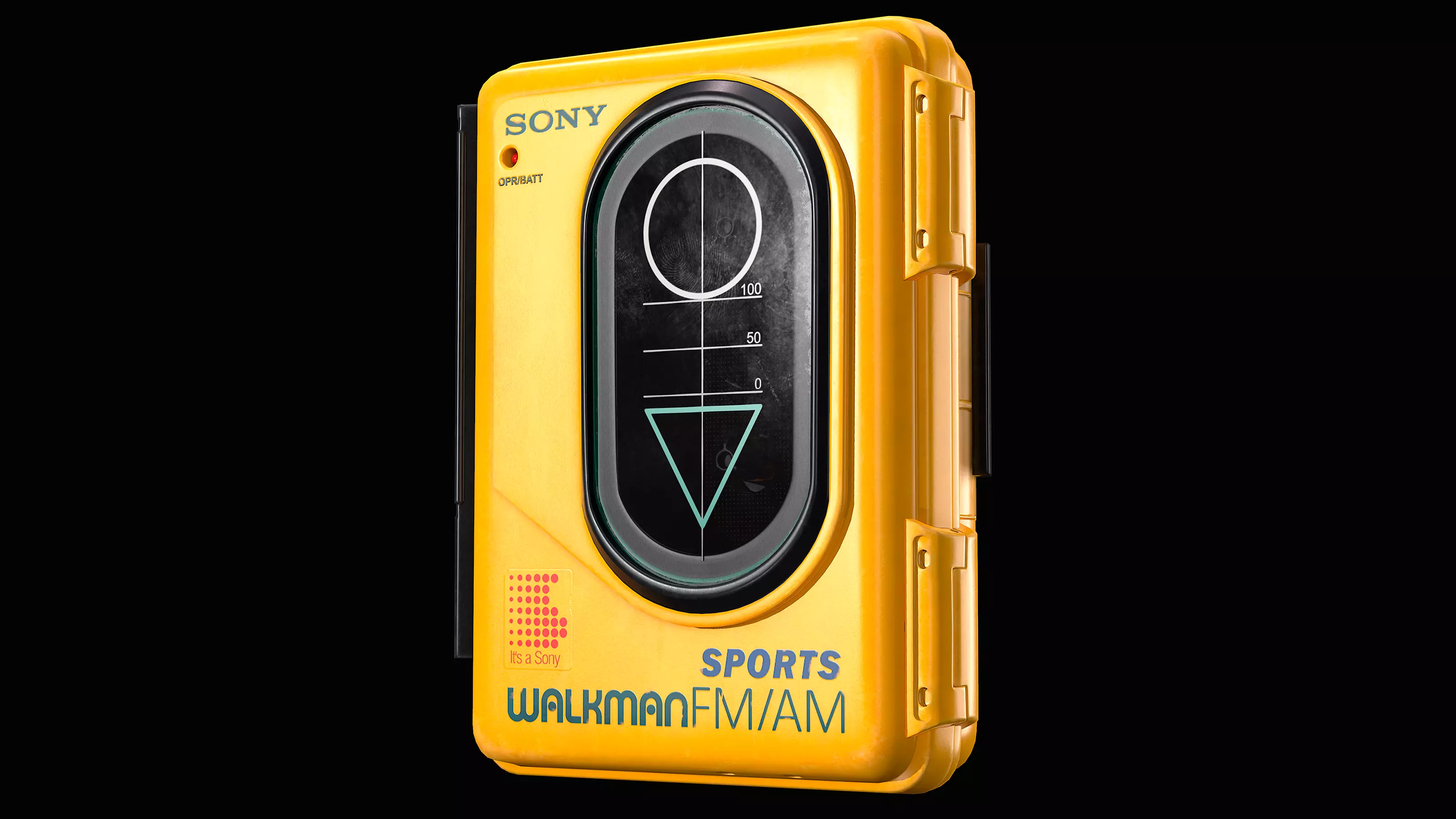 Sony Walkman WM-35 Sports - Game Ready 3D Prop Low-poly 3D model