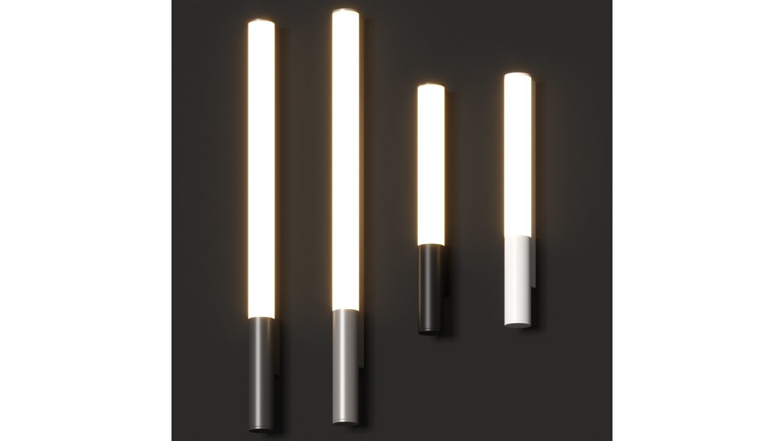 Targetti Omega Surface Wall Lamps 3D model_1