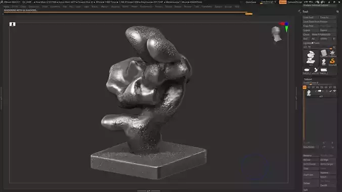 Modern Abstract Decorative sculpture 3d print model 133 3D print model