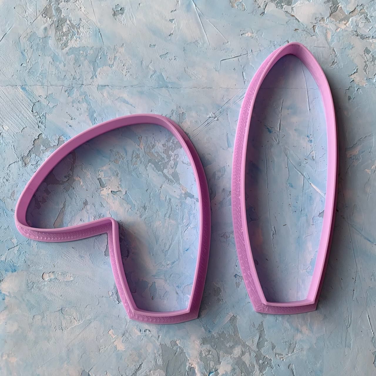 Easter Bunny ears Cookie Cutter 3D print model_2