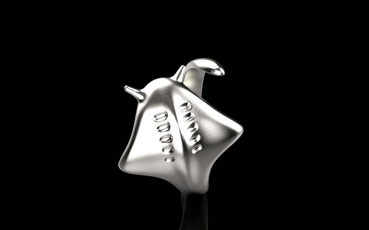 slope fish ring model Z274 3D print model_15