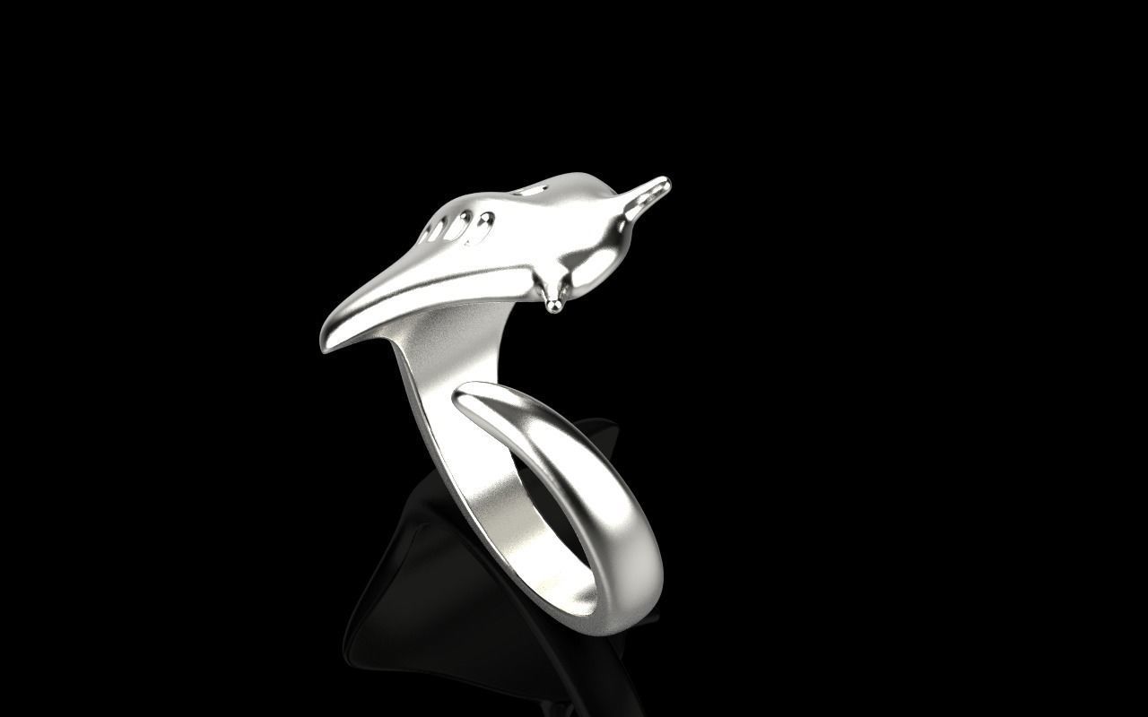 slope fish ring model Z274 3D print model_20