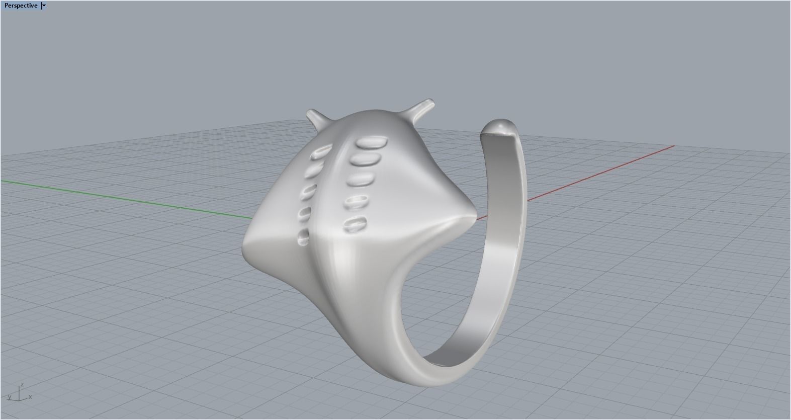 slope fish ring model Z274 3D print model_11