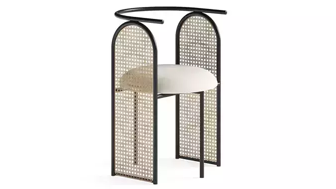Hatsu Arco Chair 3D model