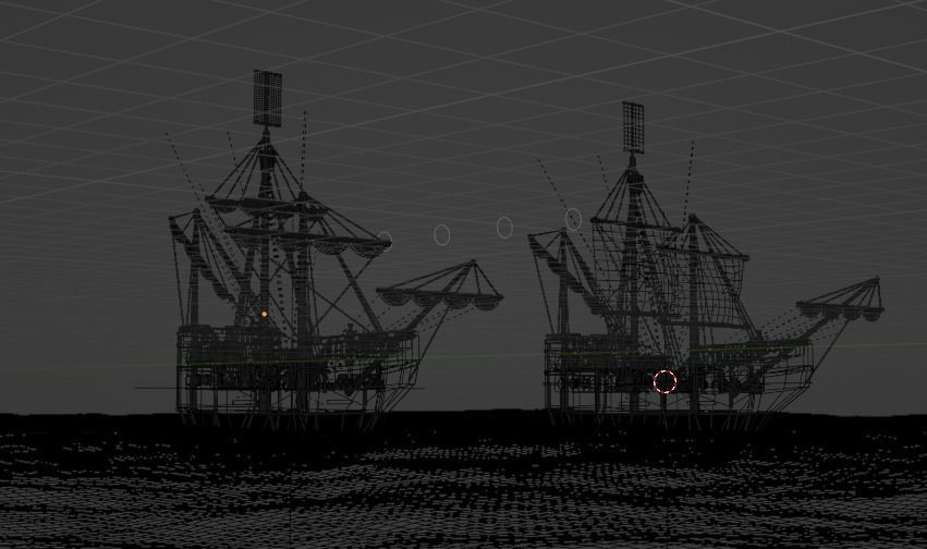 Portuguese Frigate 3D model_2