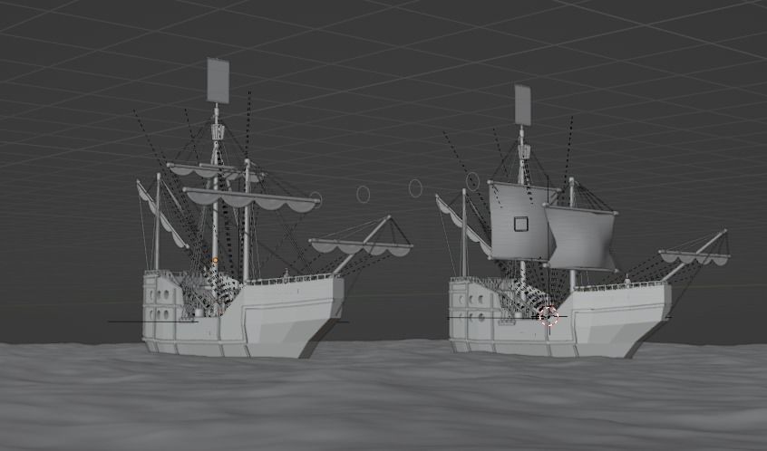 Portuguese Frigate 3D model_1