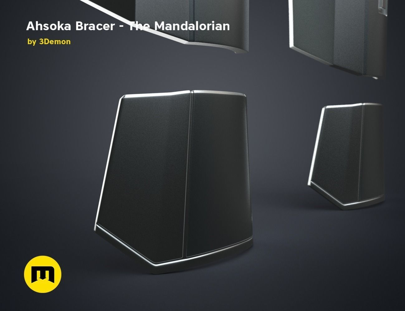 Ahsoka Bracers - The Mandalorian 3D print model_3