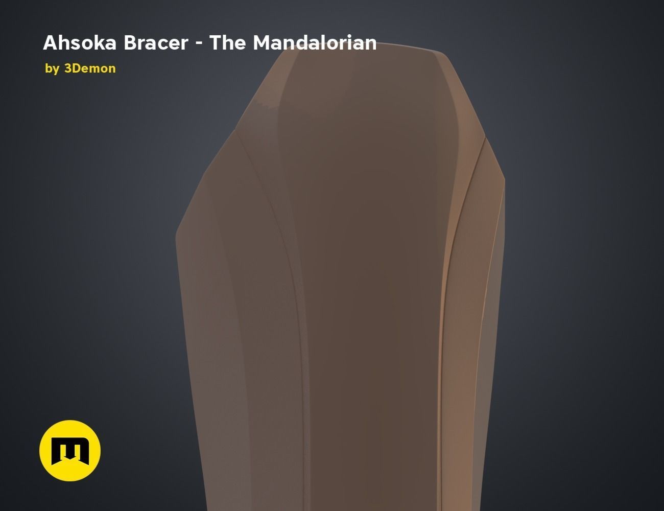 Ahsoka Bracers - The Mandalorian 3D print model_7