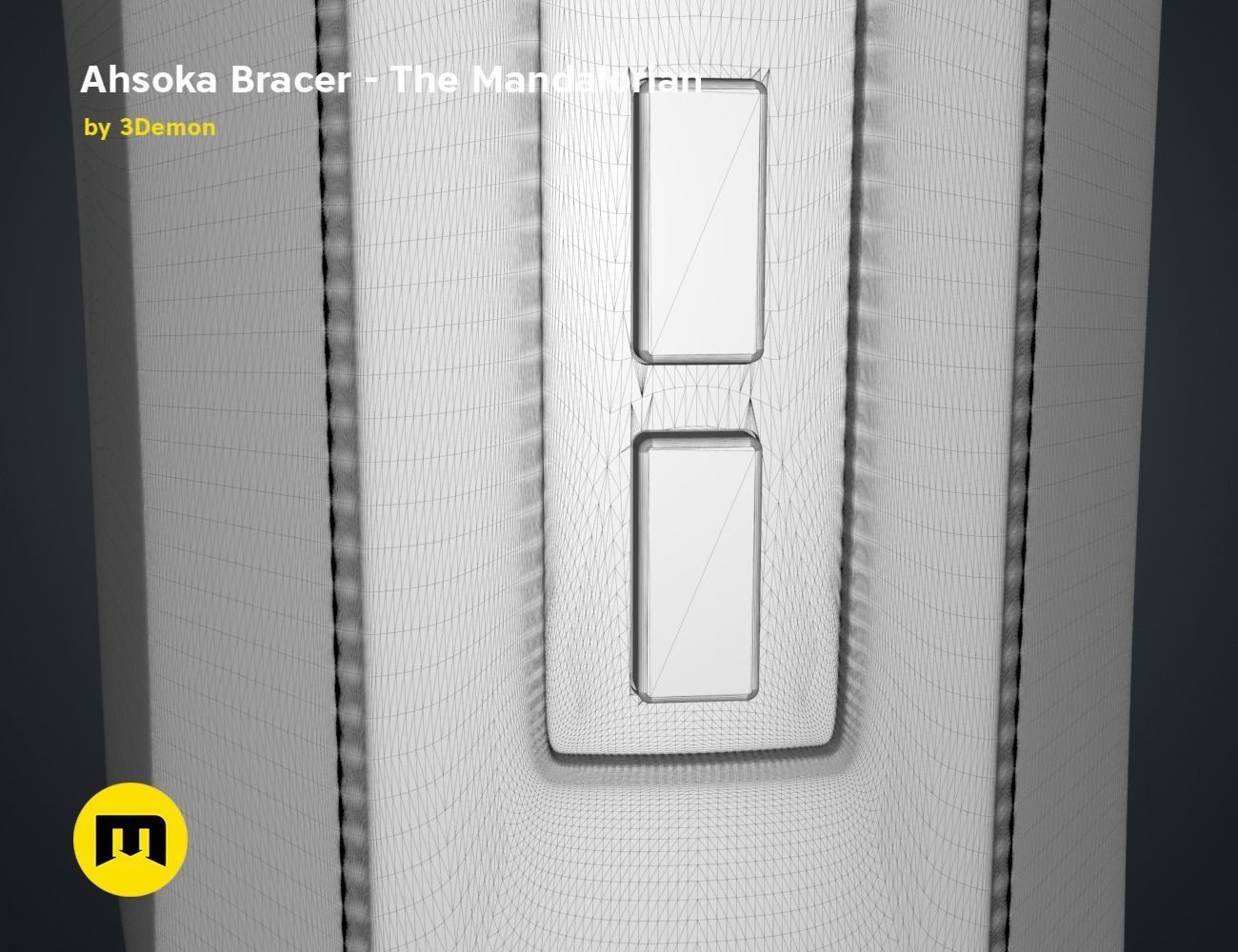 Ahsoka Bracers - The Mandalorian 3D print model_12