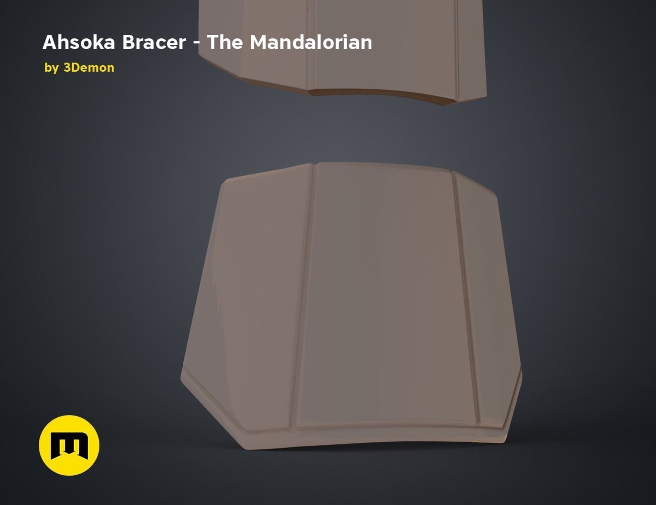 Ahsoka Bracers - The Mandalorian 3D print model_8