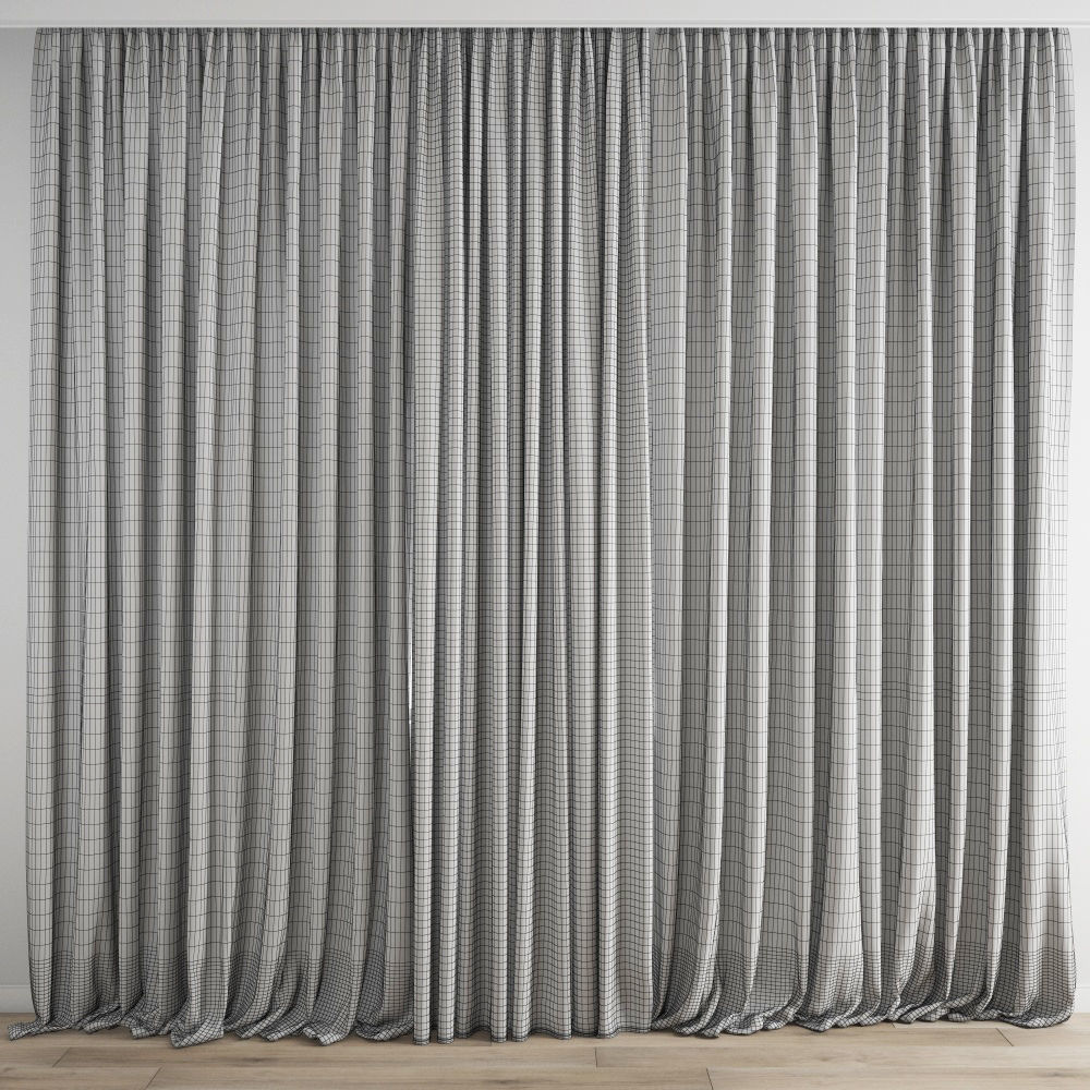 Curtain 315 3D model_3