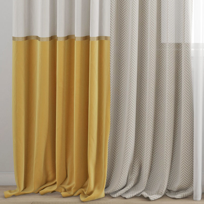Curtain 315 3D model_1