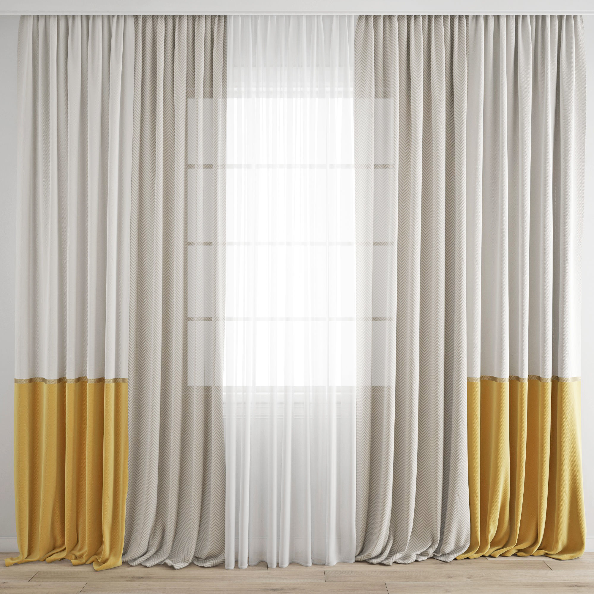 Curtain 315 3D model_5