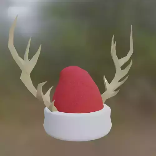 christmas hat with horn