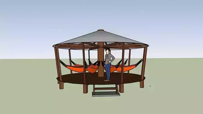 Hammock Gazebo 3D print model