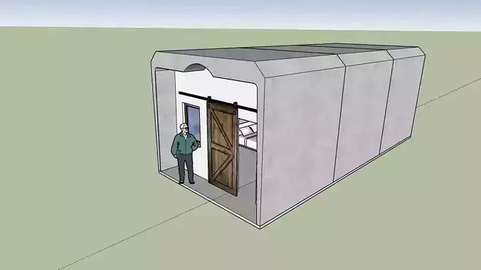 Doomsday Anti Zombie Concrete Home