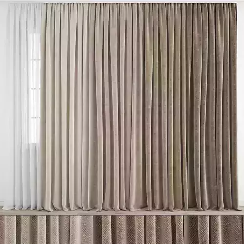 Curtain 318 3D model