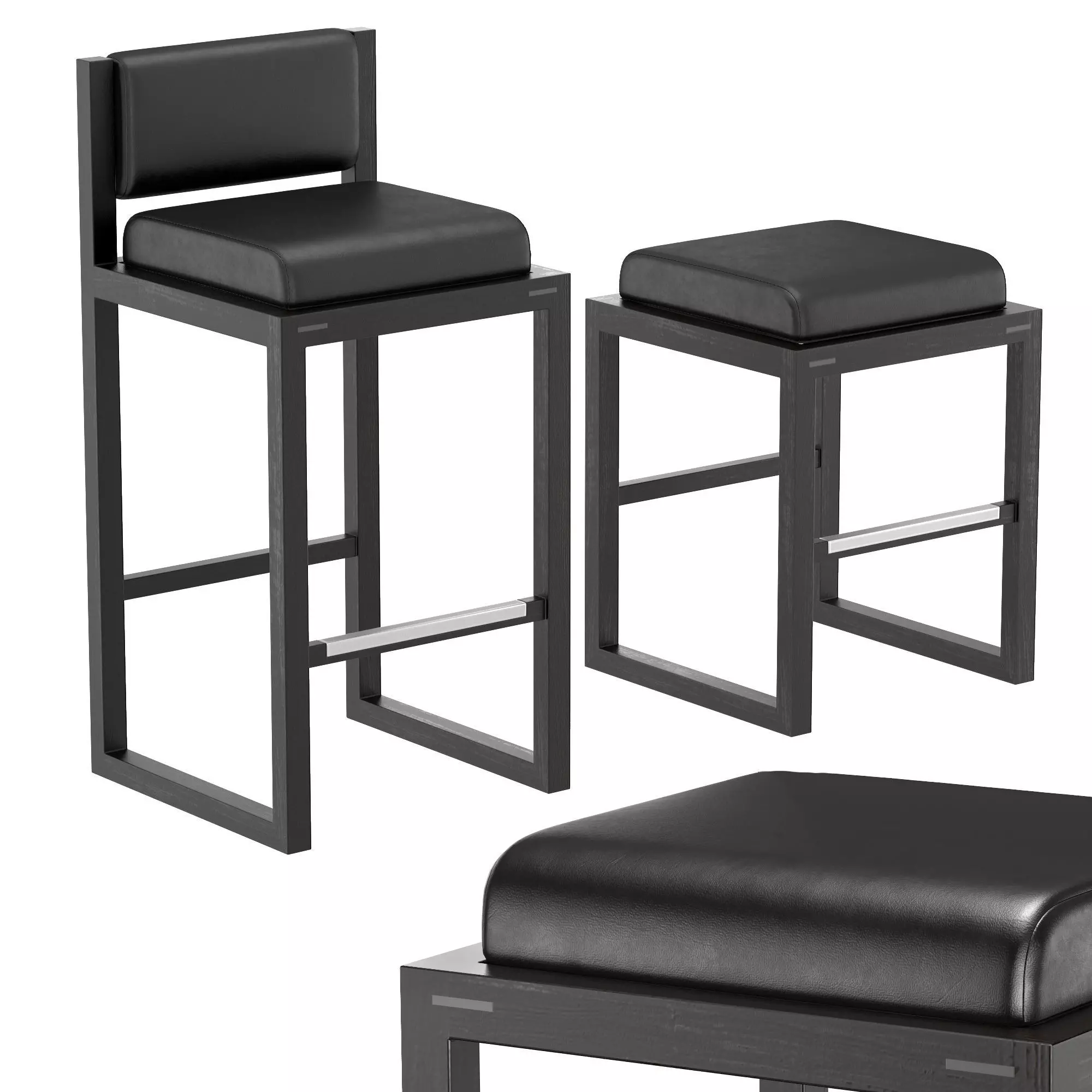 MERCER BAR STOOL 3D model_0