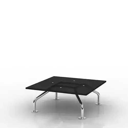 Black Glass Table