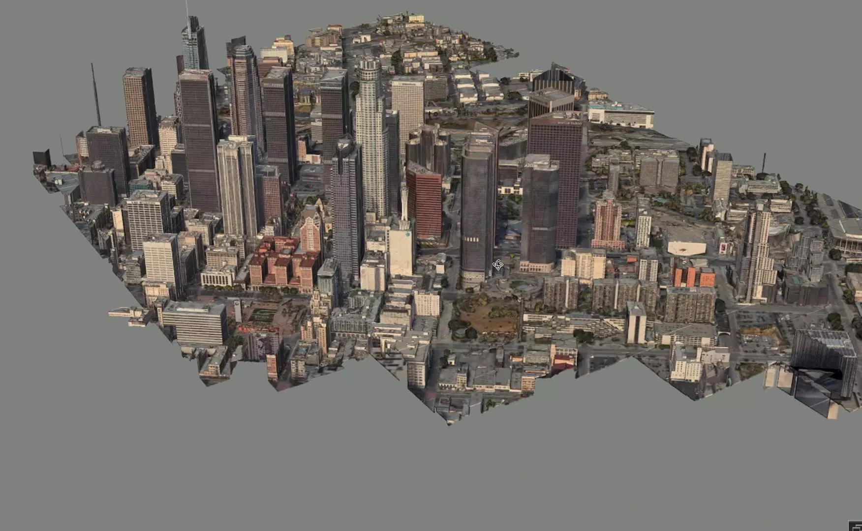 Los Angeles City Zone Building 3D model_0