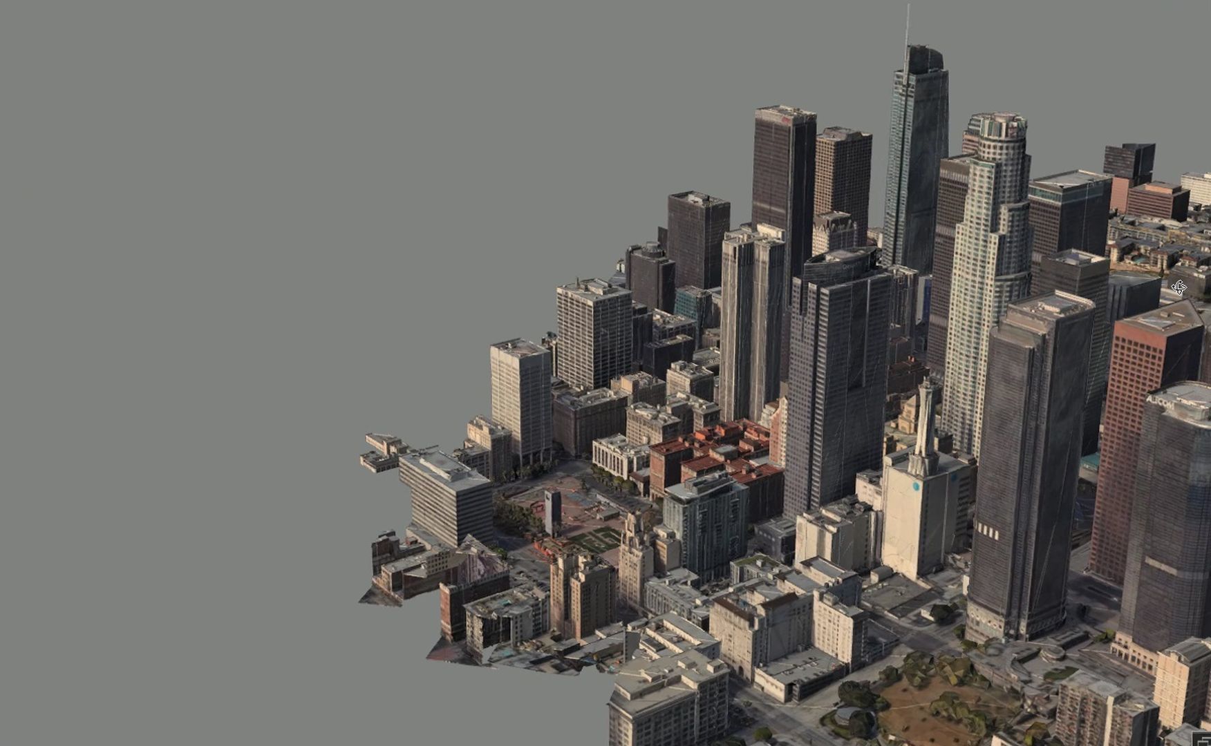 Los Angeles City Zone Building 3D model_9