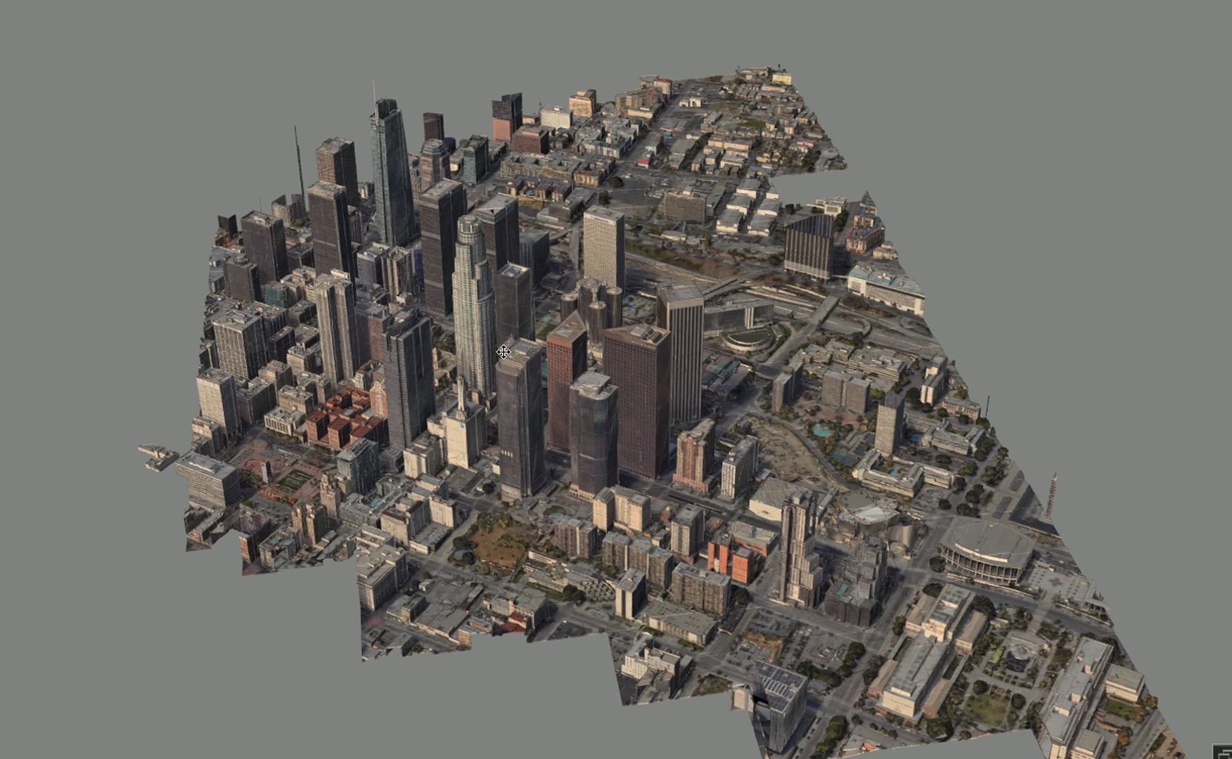 Los Angeles City Zone Building 3D model_3