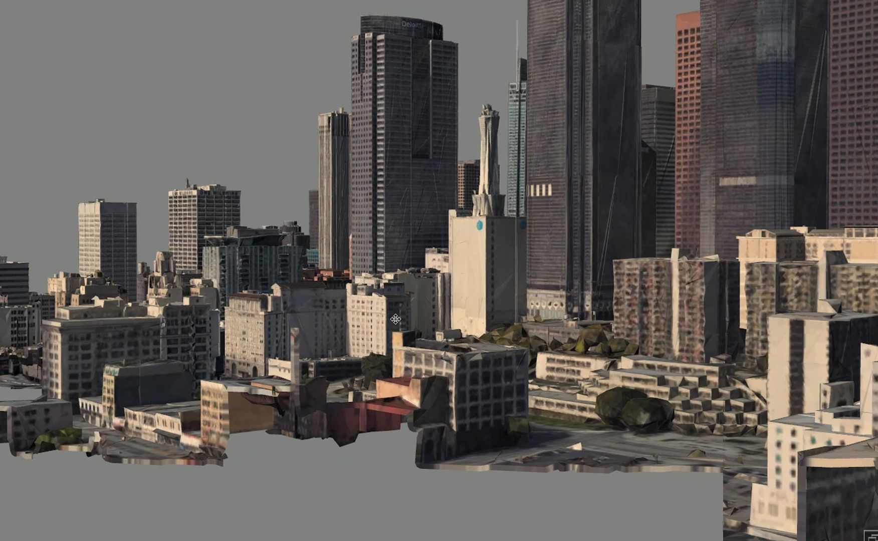 Los Angeles City Zone Building 3D model_2