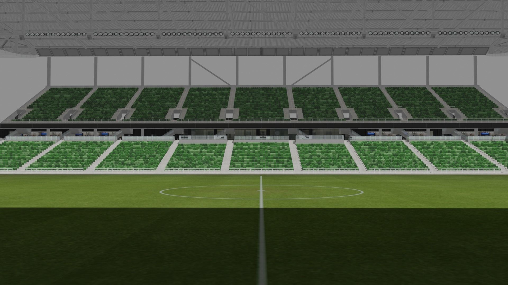 Q2 Stadium - Austin FC Texas USA 3D model_2
