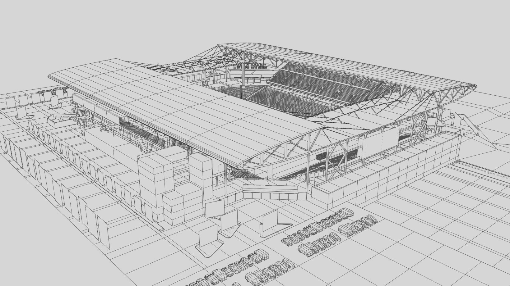 Q2 Stadium - Austin FC Texas USA 3D model_17