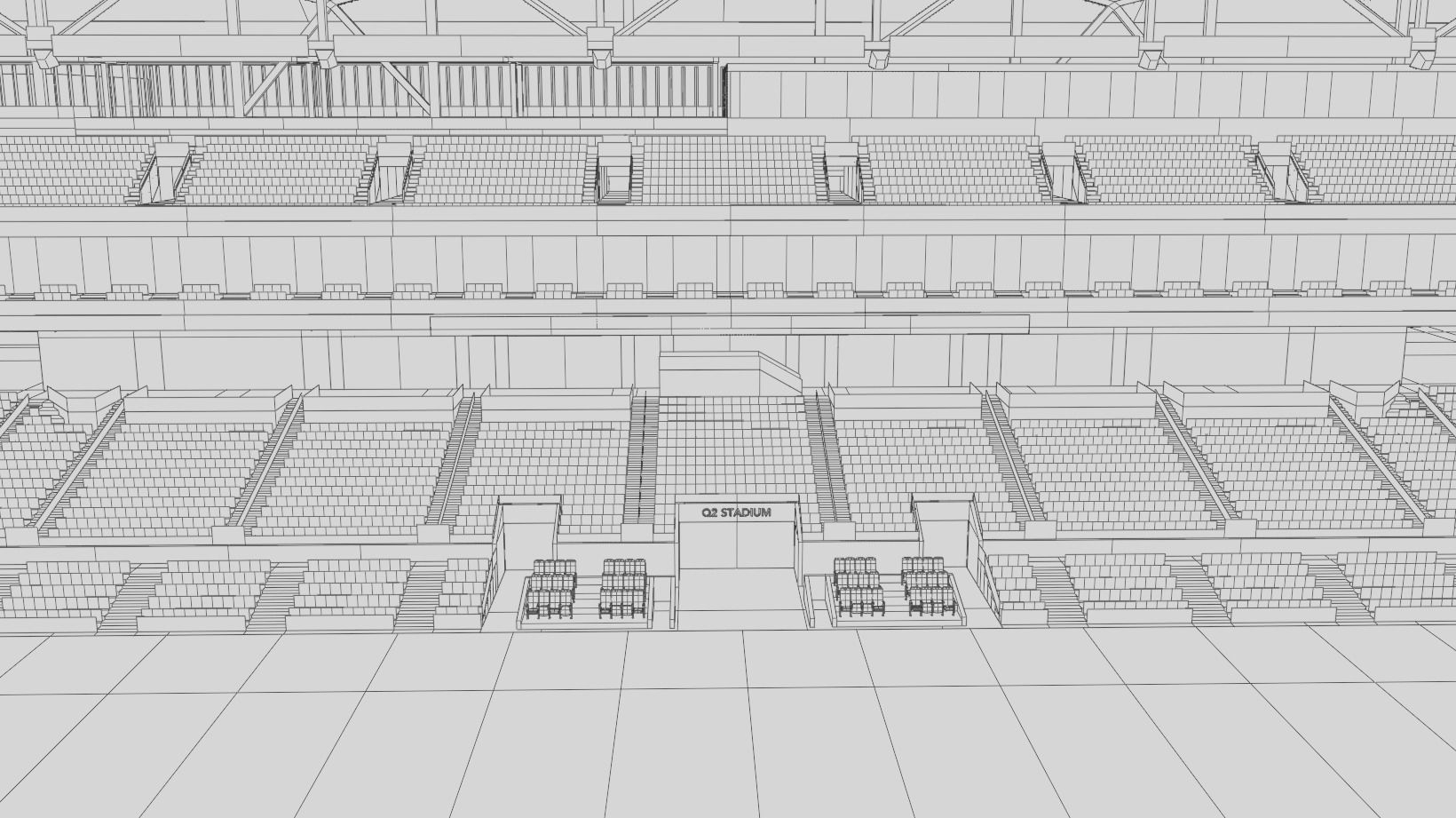 Q2 Stadium - Austin FC Texas USA 3D model_19