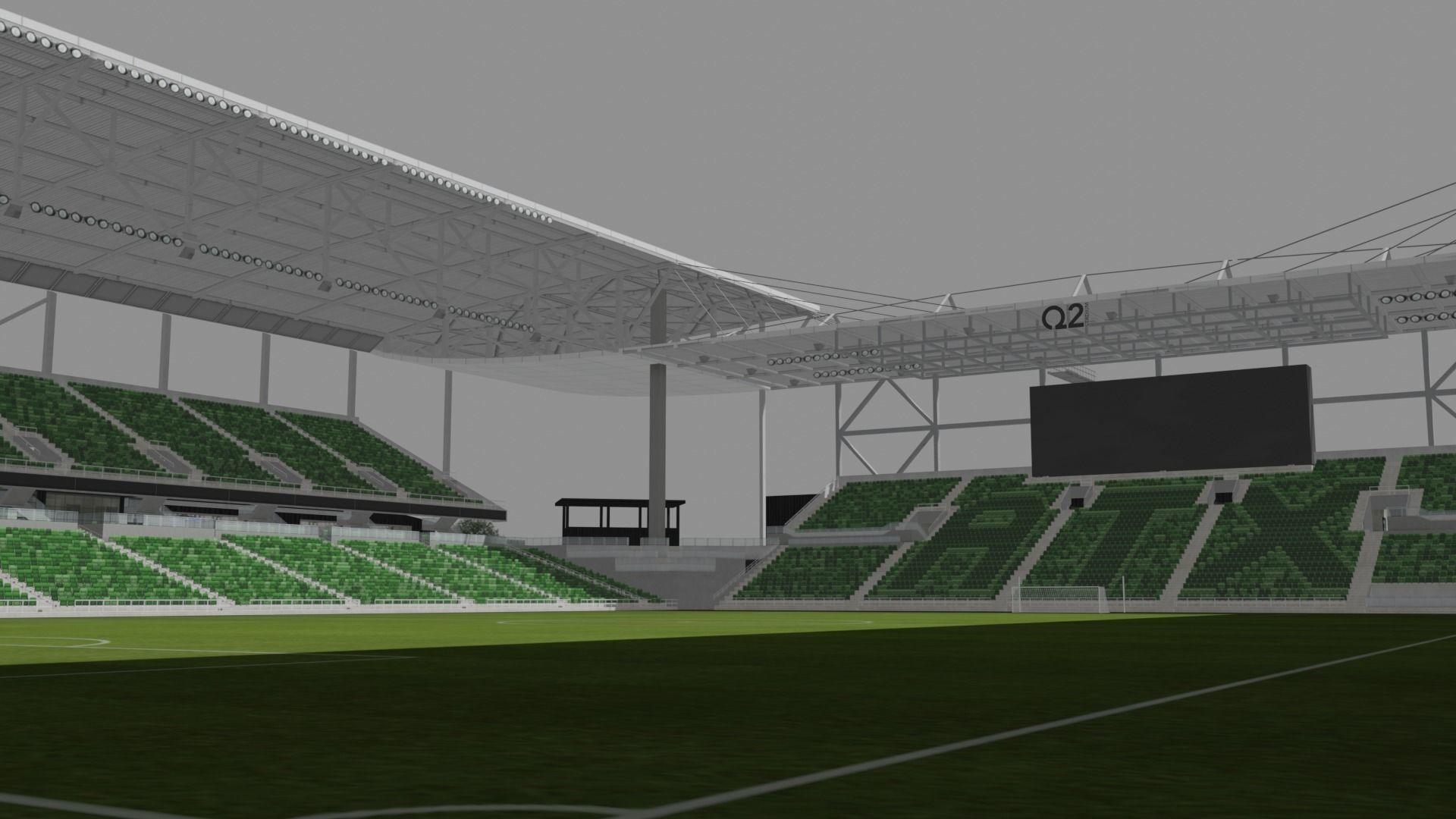 Q2 Stadium - Austin FC Texas USA 3D model_3