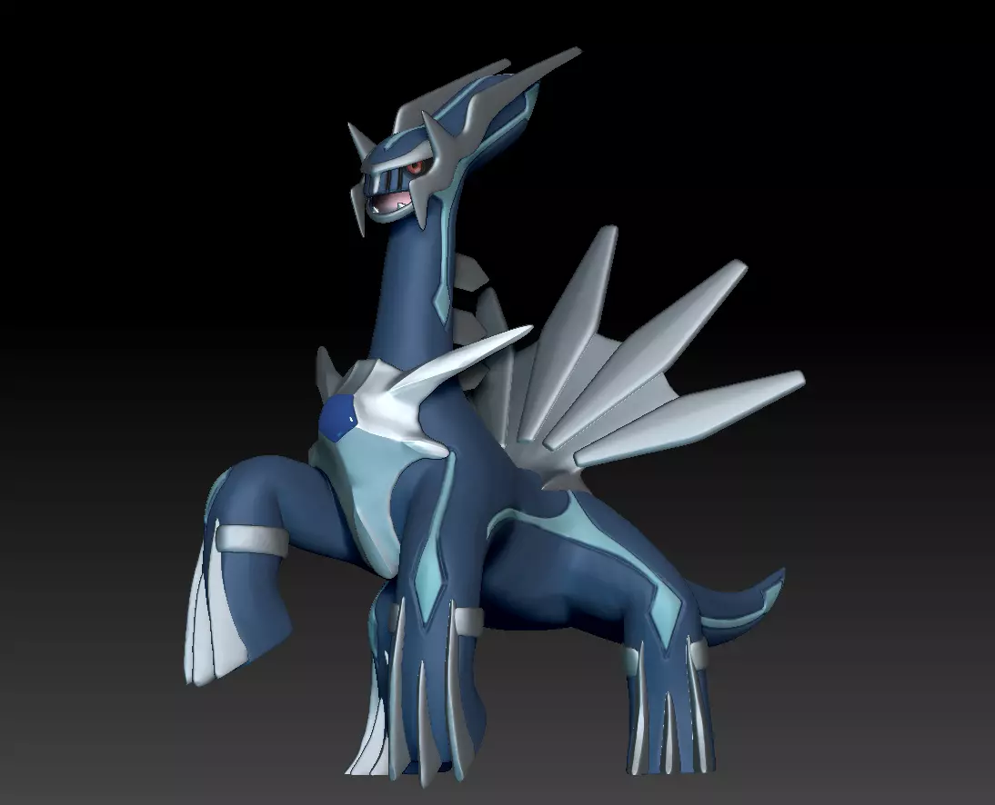 Pokemon Dialga 3D print model_0
